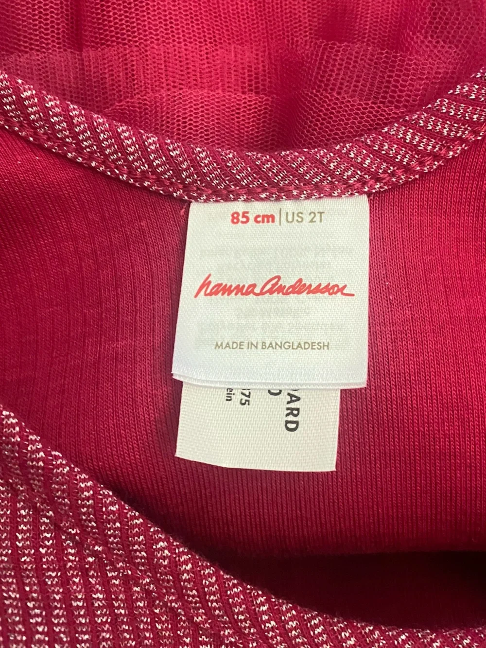 Hanna Andersson sparkly knit